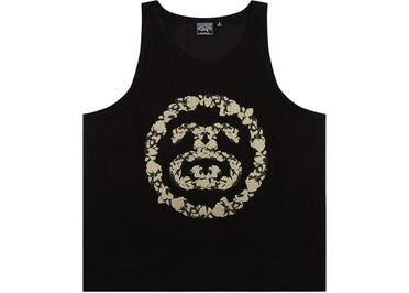 Denim Tears x Stussy Double S Wreath Gym Tank Black