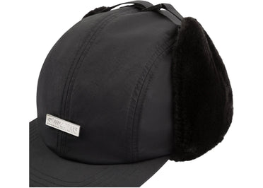 Denim Tears x Stussy Elmer Earflap Cap Black