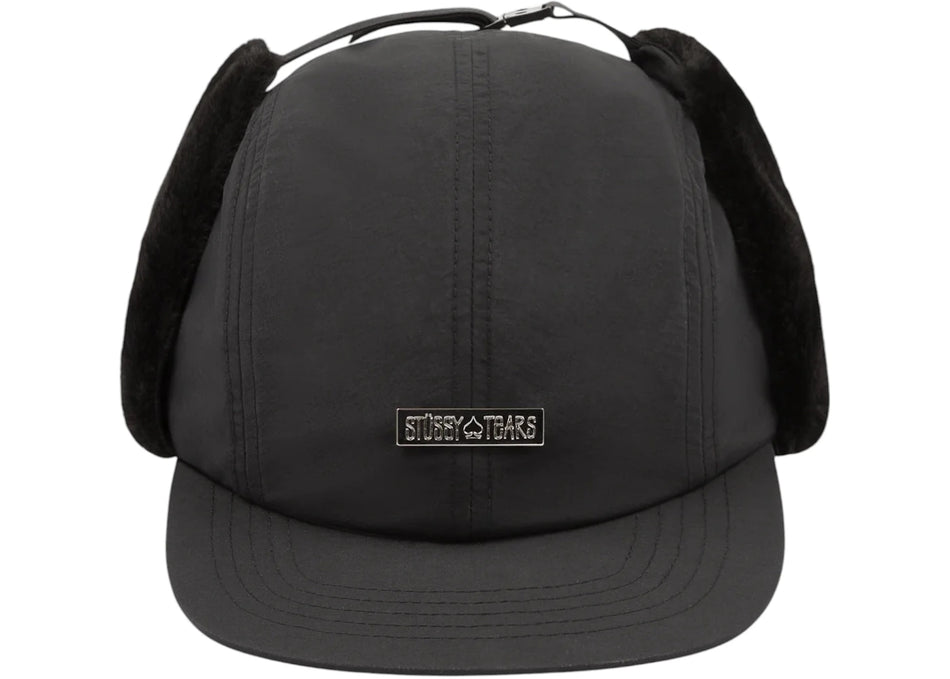 Denim Tears x Stussy Elmer Earflap Cap Black