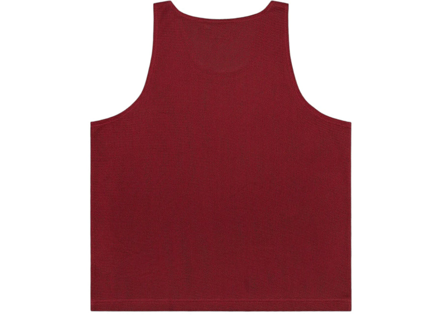 Denim Tears x Stussy Jamaica High Gym Tank Red