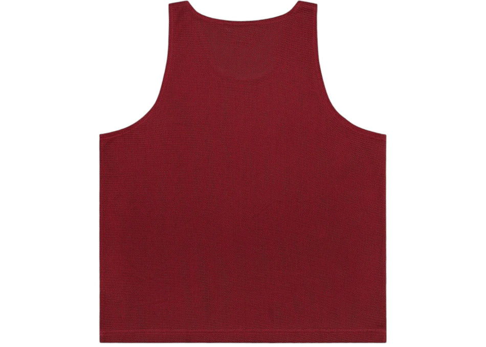 Denim Tears x Stussy Jamaica High Gym Tank Red