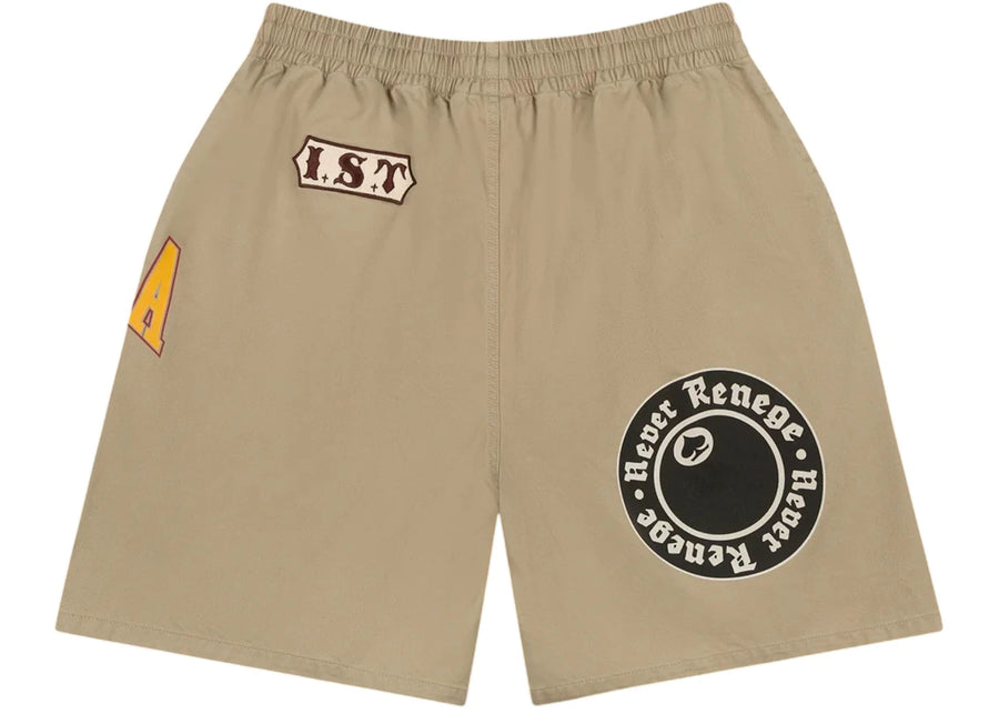 Denim Tears x Stussy Jamaica High Khaki Short marron