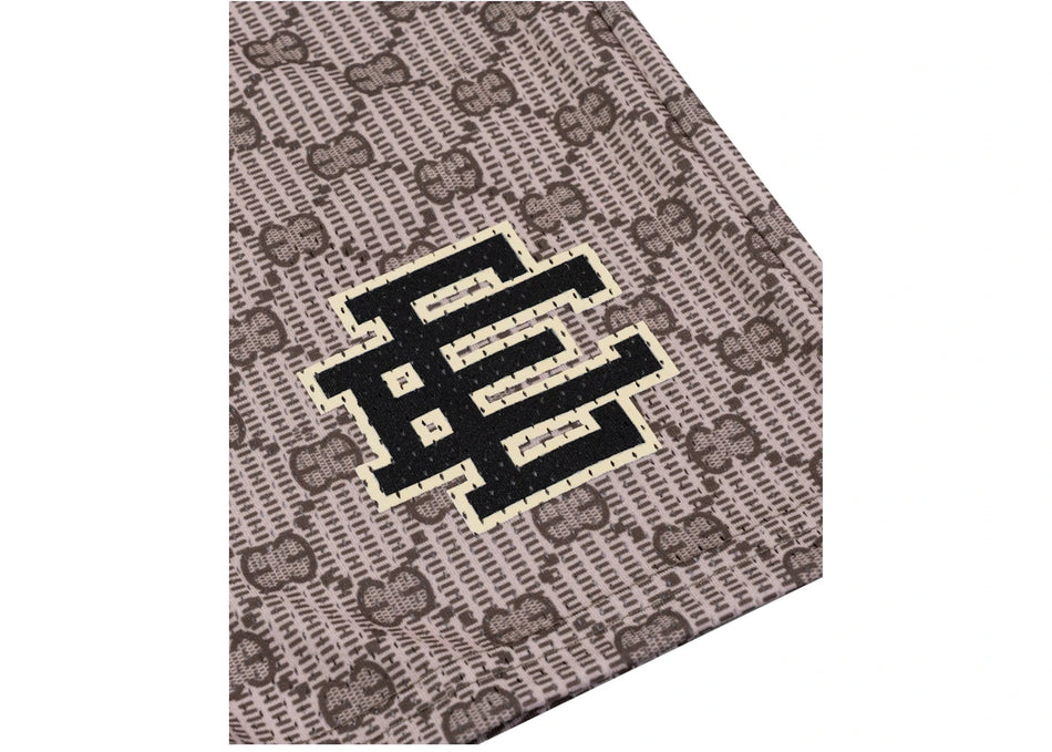 Eric Emanuel EE Baggy Short Beige EE Print/Black