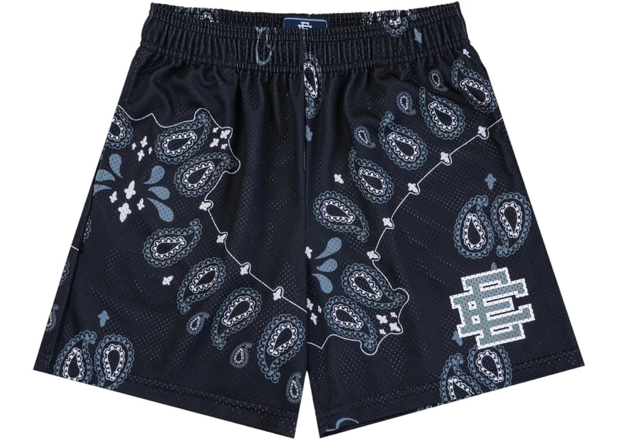 Eric Emanuel EE Basic Short Black Paisley/Silver