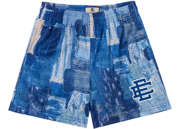 Eric Emanuel EE Basic Short Blue Boro Patchwork