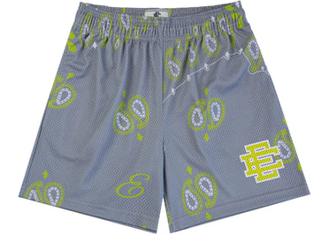 Eric Emanuel EE Basic Short Grey Paisley/Neon Green