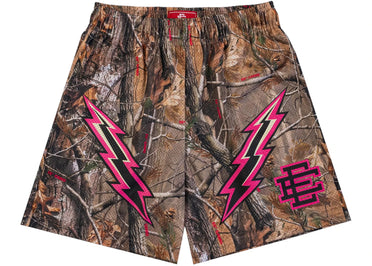 Eric Emanuel EE Basic Short Tree Camo/Black/Pink Bolt