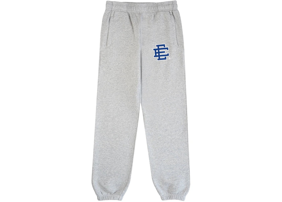 Pantalon de survêtement basique Eric Emanuel EE, gris chiné/bleu