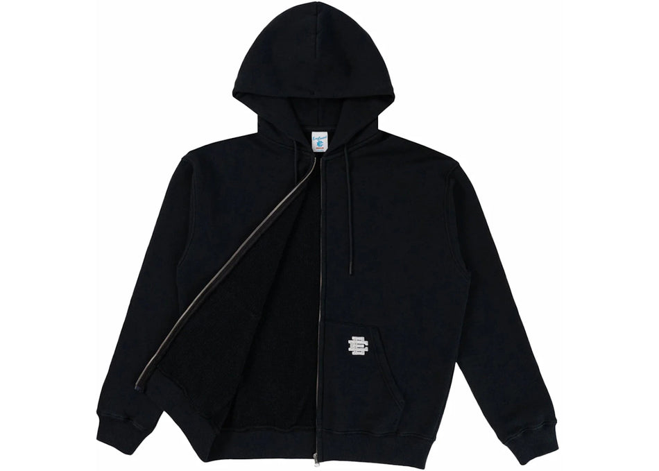 Eric Emanuel EE Full Zip Hoodie Black/Grey