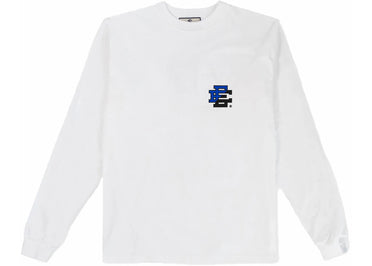 Eric Emanuel EE Long Sleeve T-Shirt White/Blue/Black