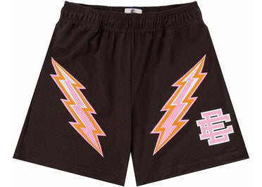 Eric Emanuel EE Short Dark Brown/Pink Bolt
