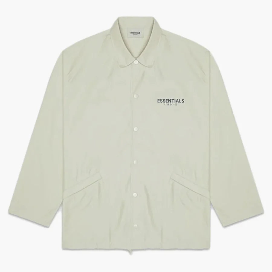 Fear Of God Essentials Coach Jacket Alfalfa Sage