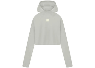 Fear of God Athletics Womens Base Layer Crop Hoodie Sesame