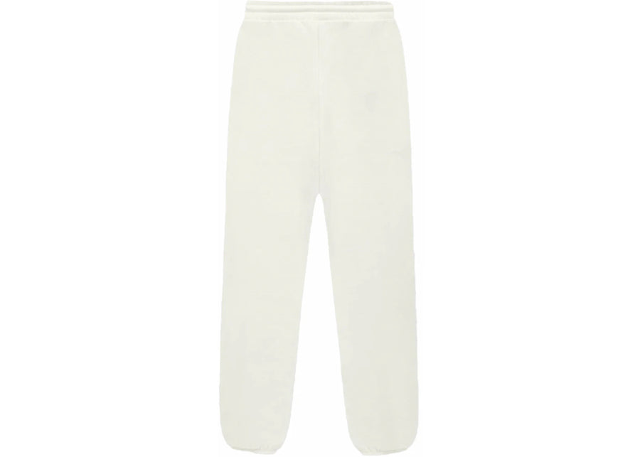 Pantalon de survêtement en polaire épaisse Fear of God Athletics, blanc crème