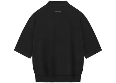 Fear of God Athletics Heavy Jersey 3/4 Mock Tee Black
