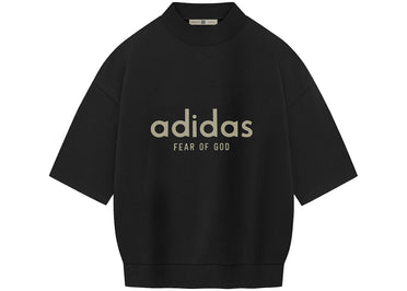 Fear of God Athletics Heavy Jersey 3/4 Mock Tee Black