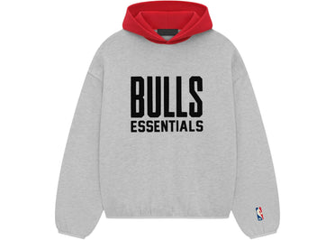 Fear of God Essentials Bulls Hoodie Light Heather Grey