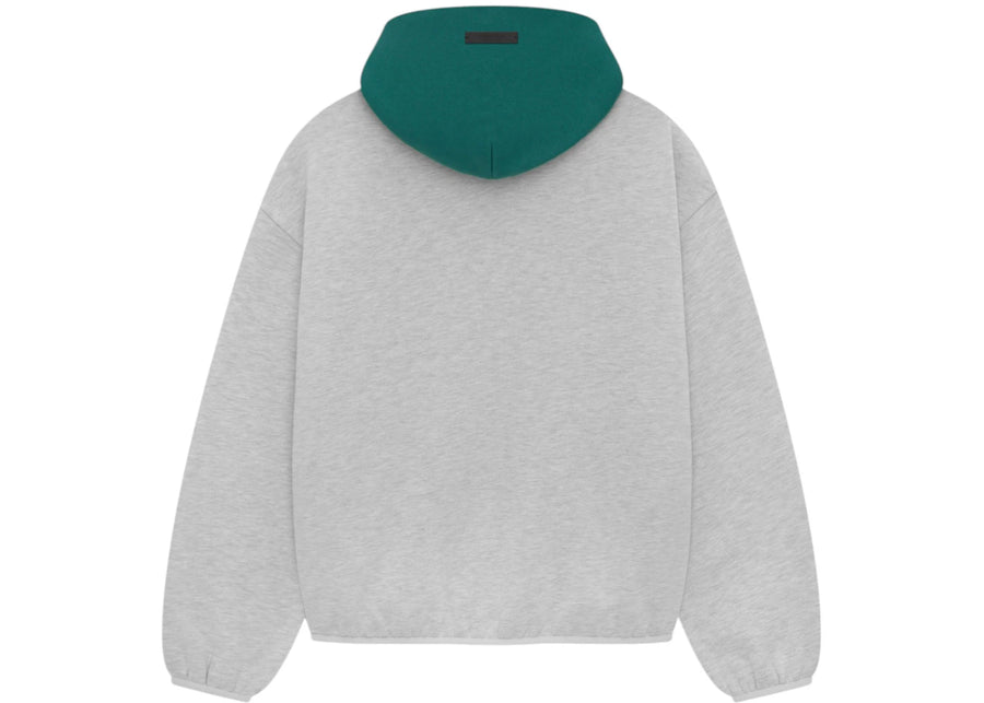 Sweat à capuche Fear of God Essentials Celtics, gris clair chiné