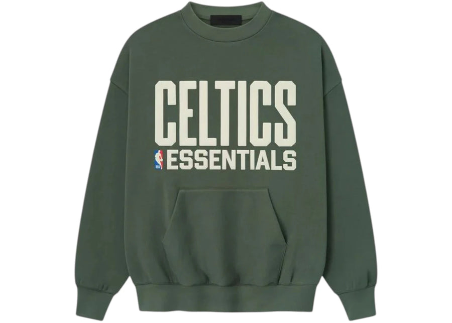 Sweat-shirt Fear of God Essentials Celtics Sport vert sapin