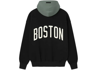 Fear of God Essentials Celtics Sport Hoodie Black/Balsam Green