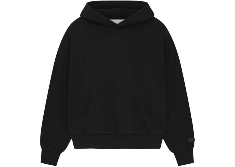 Sweat à capuche polaire noir Fear of God Essentials coupe classique