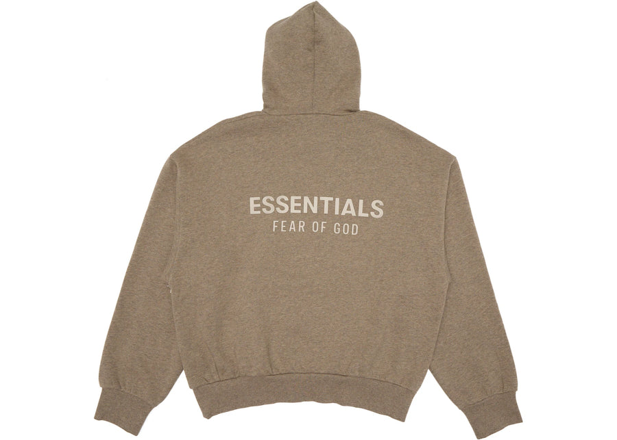 Sweat à capuche polaire classique Fear of God Essentials (AH25) Gris chiné