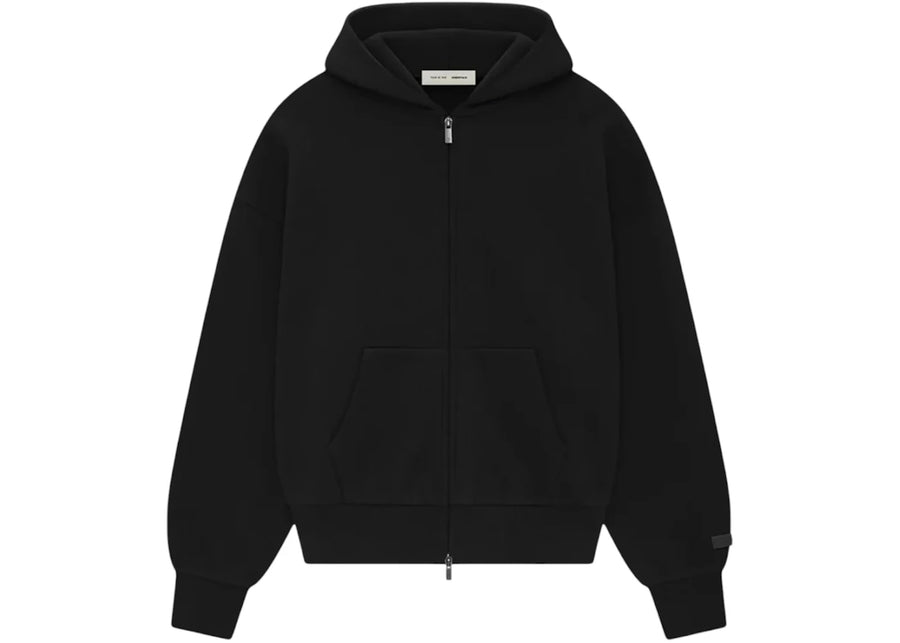 Sweat-shirt à capuche zippé classique Fear of God Essentials noir