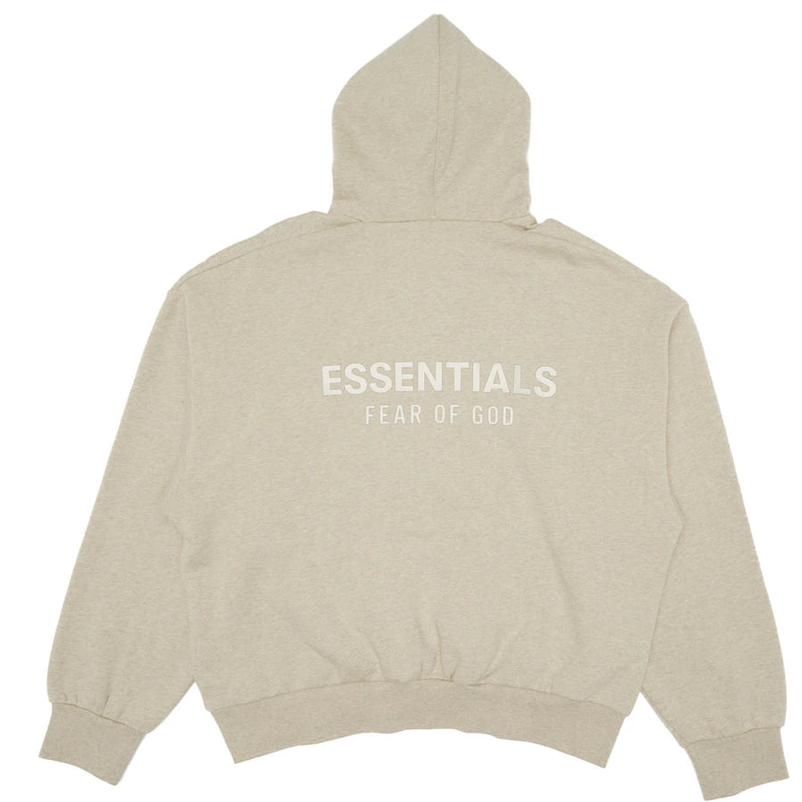Sweat à capuche classique Fear of God Essentials, couleur gris chiné