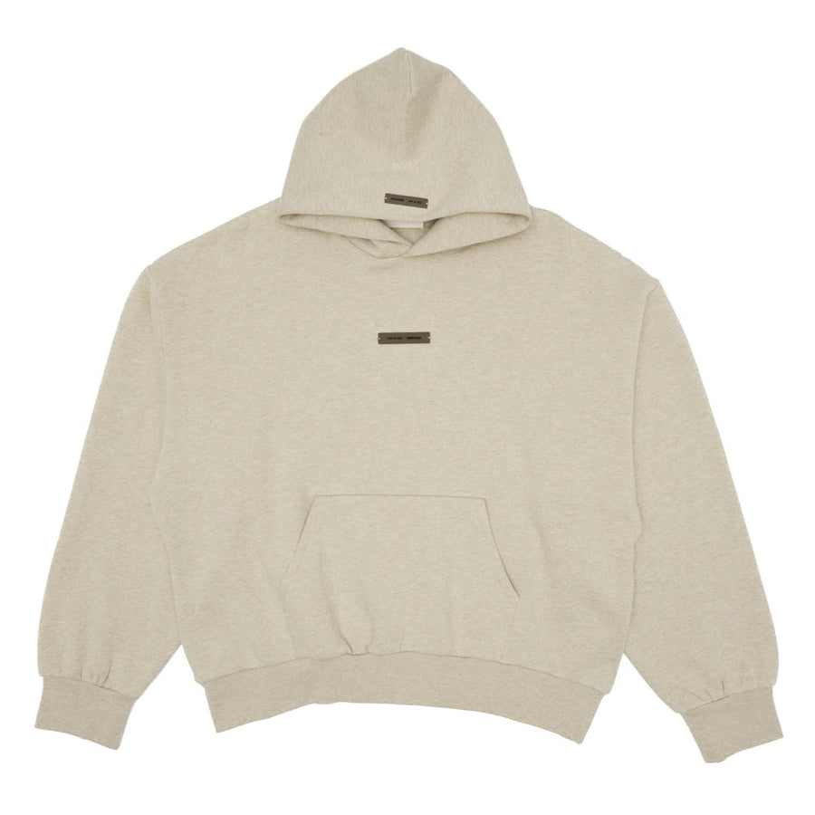 Sweat à capuche classique Fear of God Essentials, couleur gris chiné