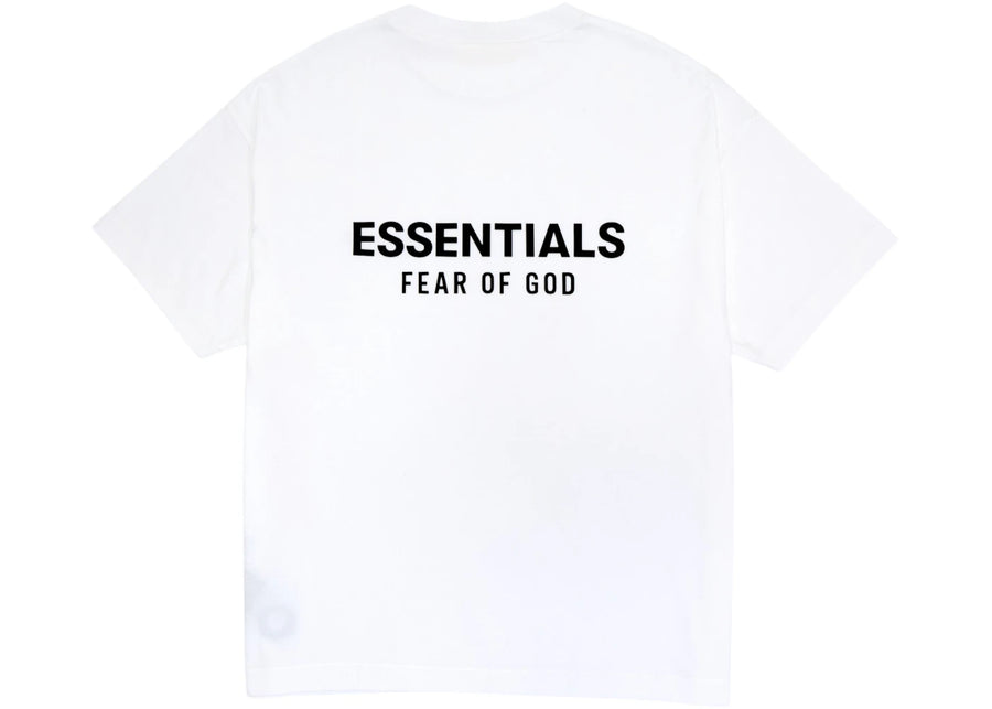T-shirt classique à manches courtes Fear of God Essentials, blanc éclatant