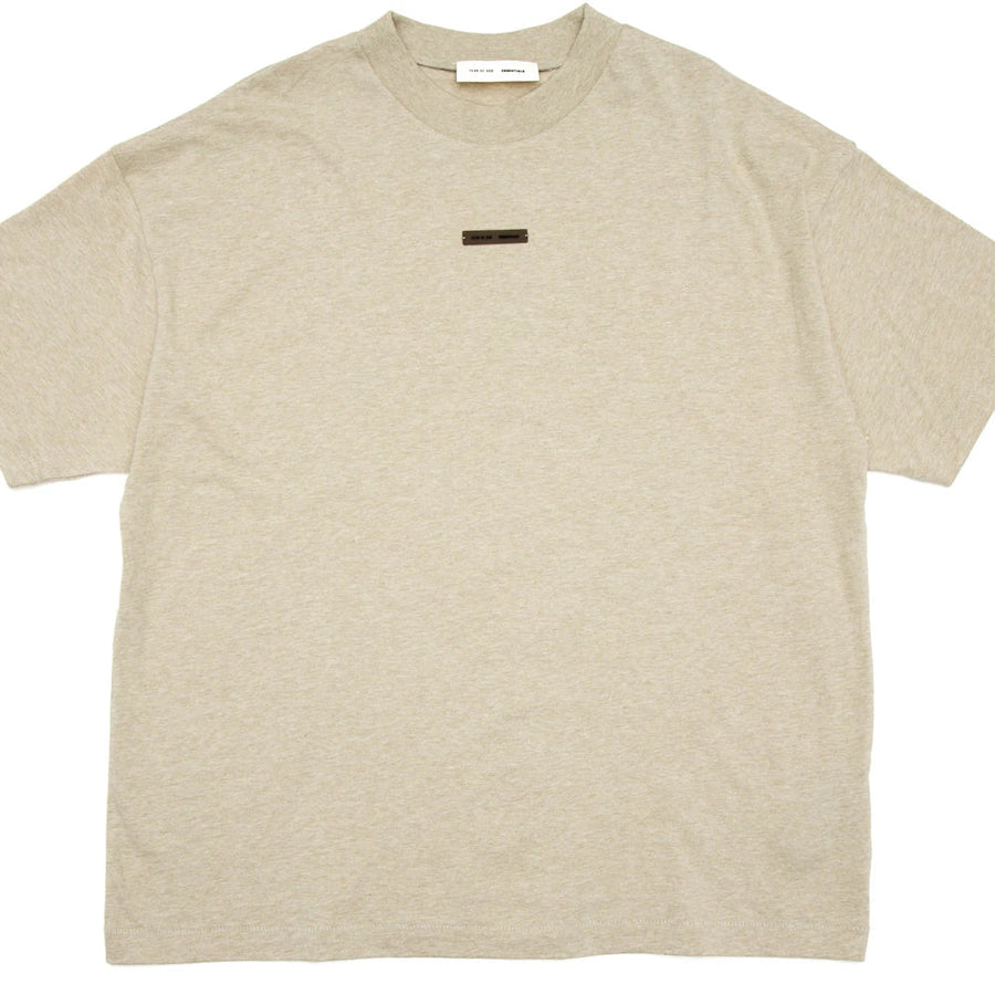 T-shirt classique à manches courtes Fear of God Essentials, couleur gris chiné