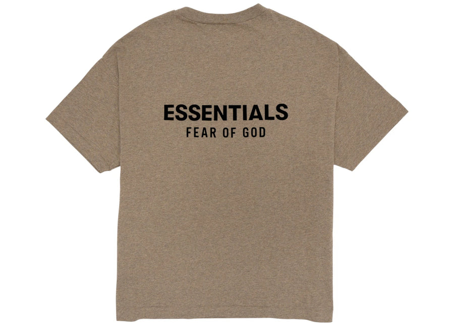 T-shirt classique à manches courtes Fear of God Essentials, couleur gris chiné Homestead
