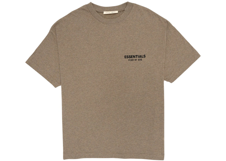 T-shirt classique à manches courtes Fear of God Essentials, couleur gris chiné Homestead