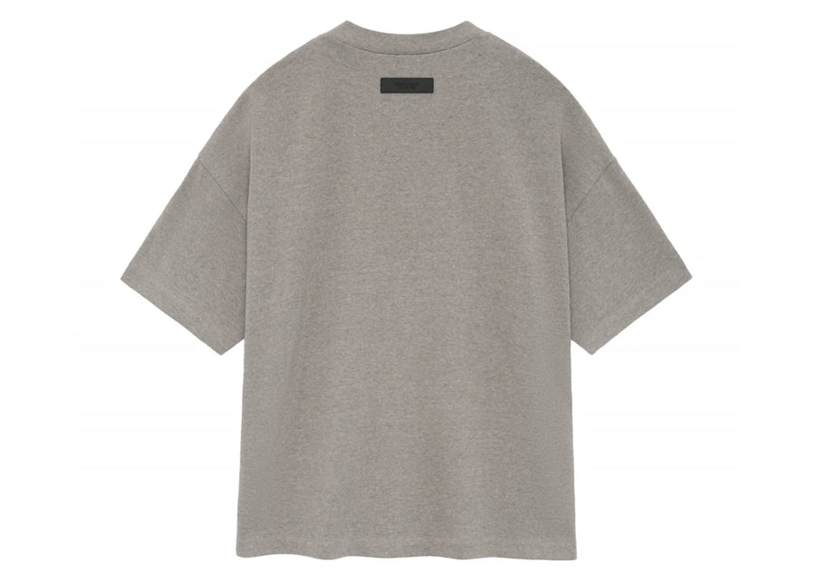 T-shirt à manches courtes épais Fear of God Essentials Core Collection, gris chiné