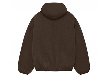 Fear of God Essentials Core Collection Nylon Fleece Hoodie Heather Wood/Wood