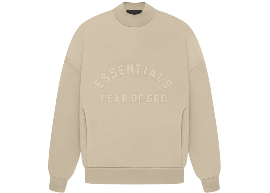 Pull ras du cou Fear of God Essentials beige délavé