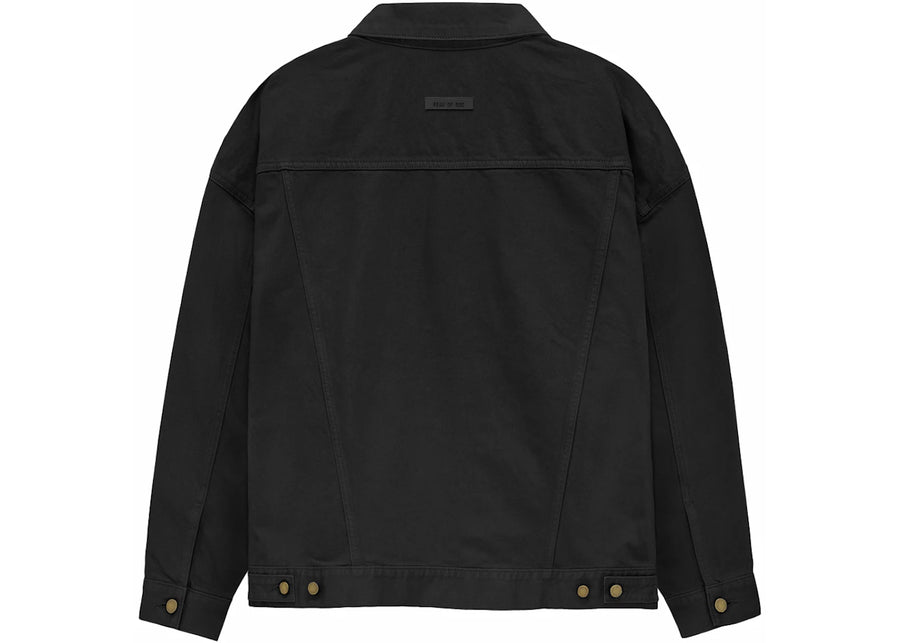 Veste en jean Fear of God Essentials noir de jais