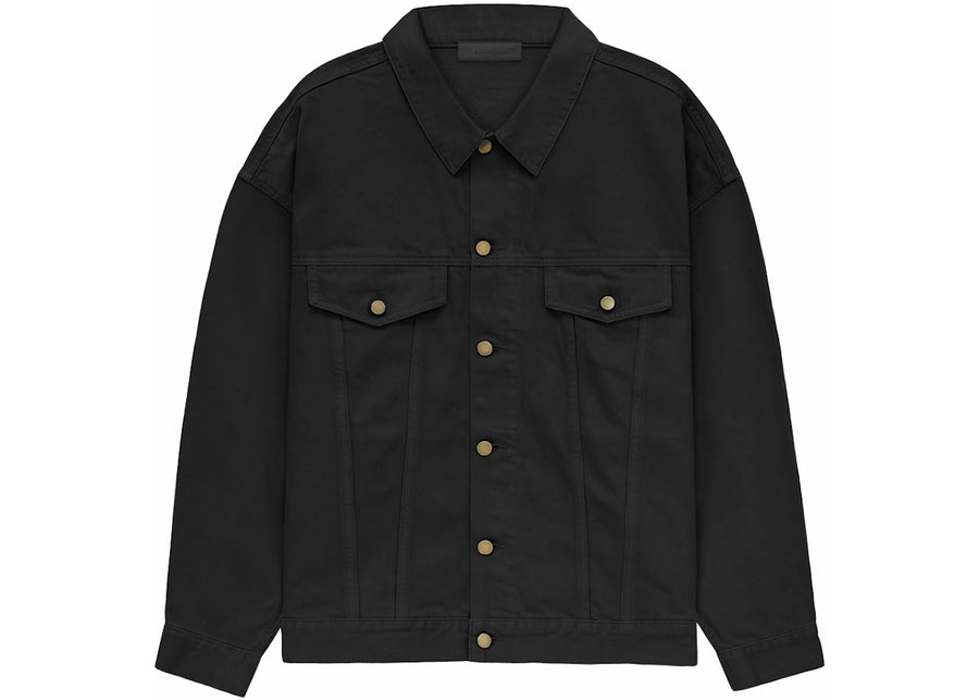 Veste en jean Fear of God Essentials noir de jais