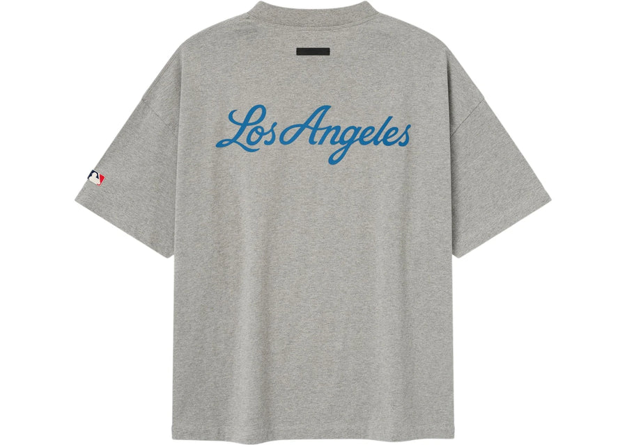 T-shirt Fear of God Essentials Dodgers années 90, couleur gris béton