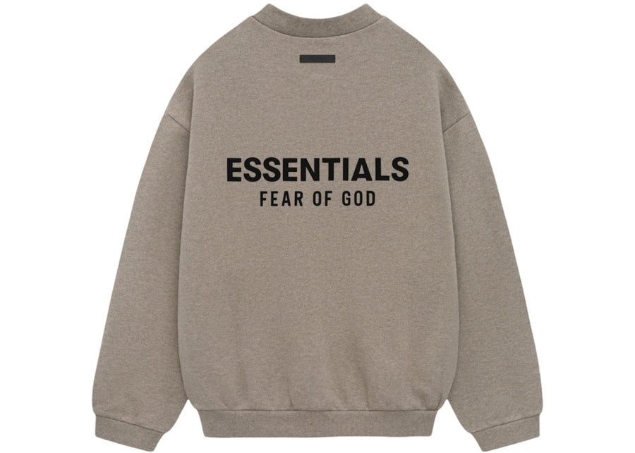 Pull polaire Fear of God Essentials (FW24) Gris chiné