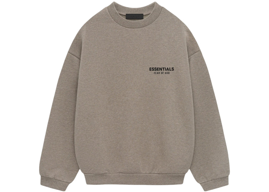 Pull polaire Fear of God Essentials (FW24) Gris chiné