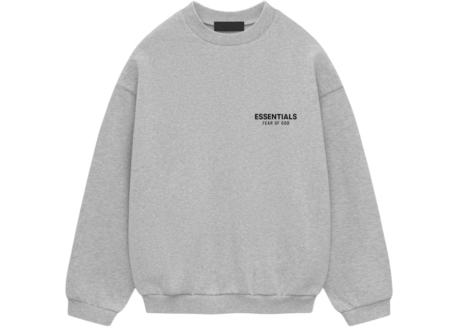 Pull en polaire Fear of God Essentials gris chiné clair