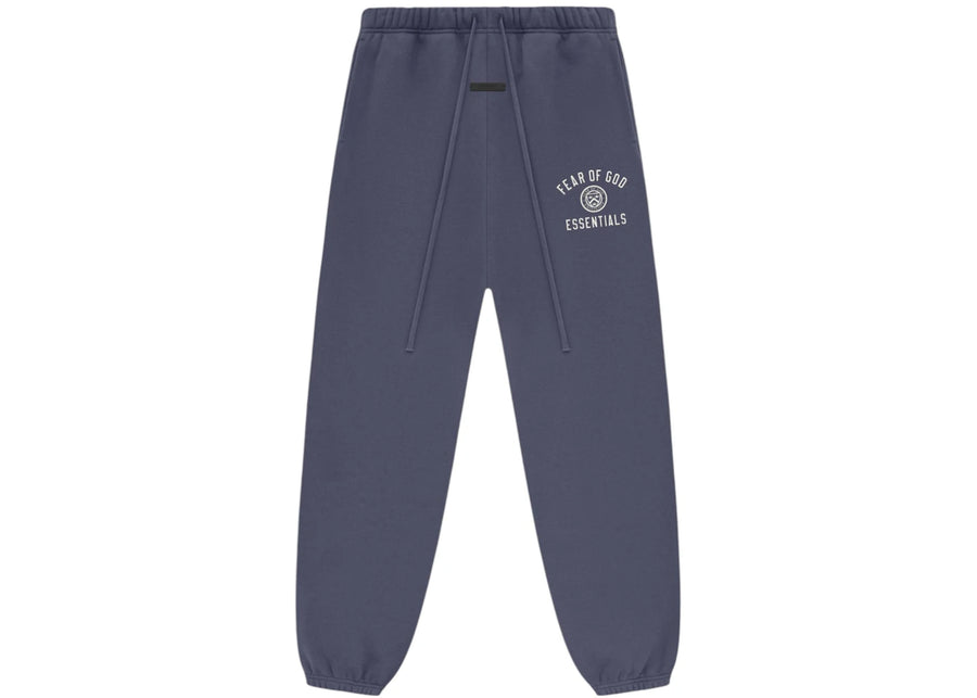 Pantalon de survêtement essentiel en polaire Fear of God Essentials, bleu marine