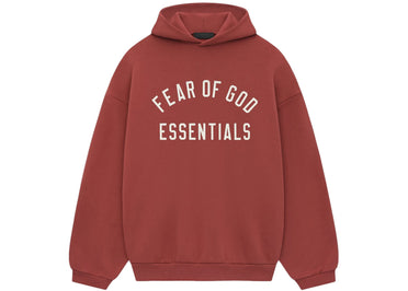 Fear of God Essentials Fleece Hoodie Crimson