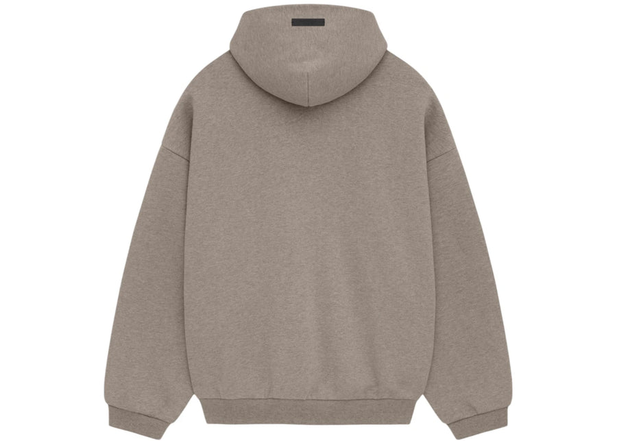 Sweat à capuche polaire Fear of God Essentials gris chiné