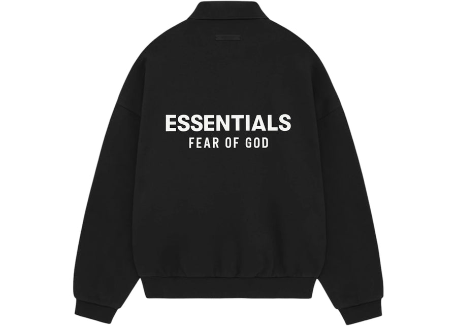 Polo polaire Fear of God Essentials (FW24) Noir