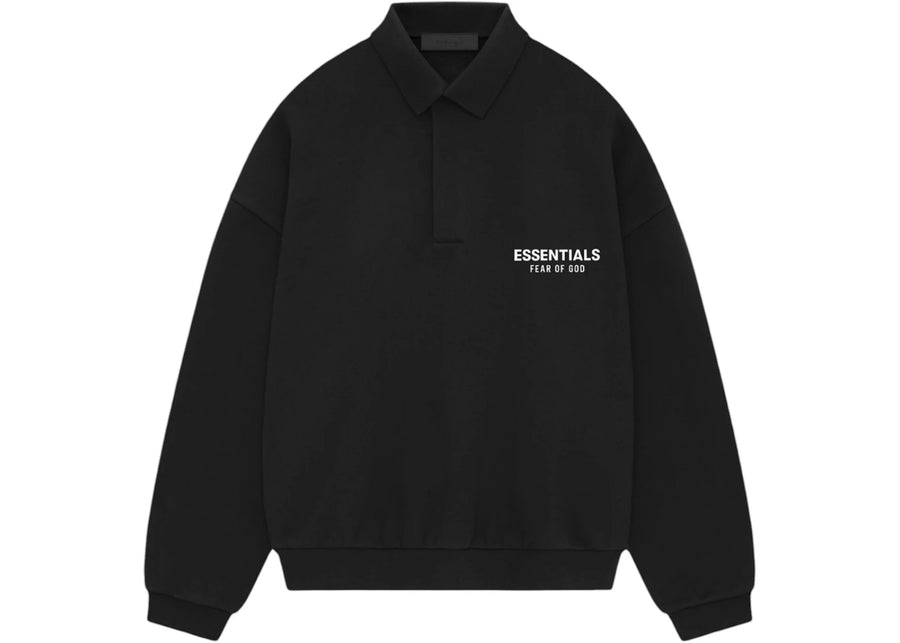 Polo polaire Fear of God Essentials (FW24) Noir