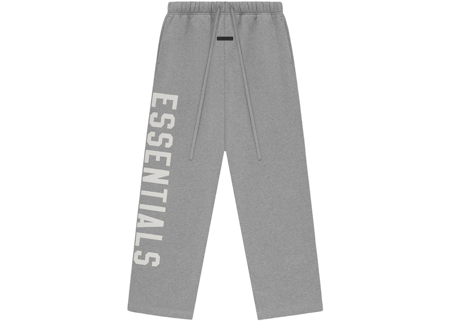 Pantalon de survêtement Fear of God Essentials en polaire décontractée, gris foncé chiné