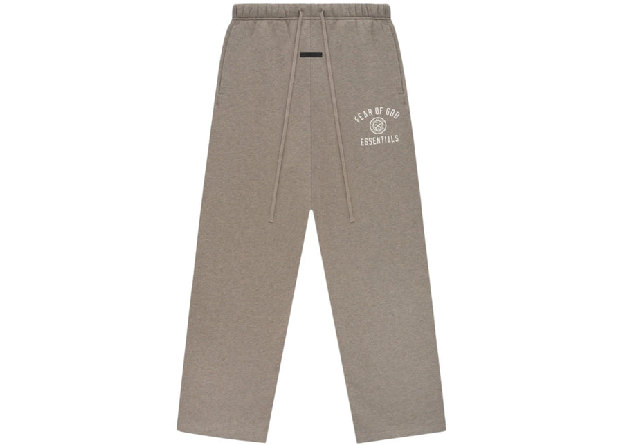 Pantalon de survêtement Fear of God Essentials en polaire décontractée, gris chiné