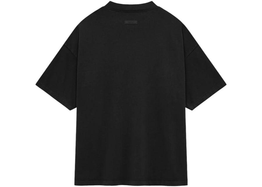 T-shirt à col rond épais noir Fear of God Essentials